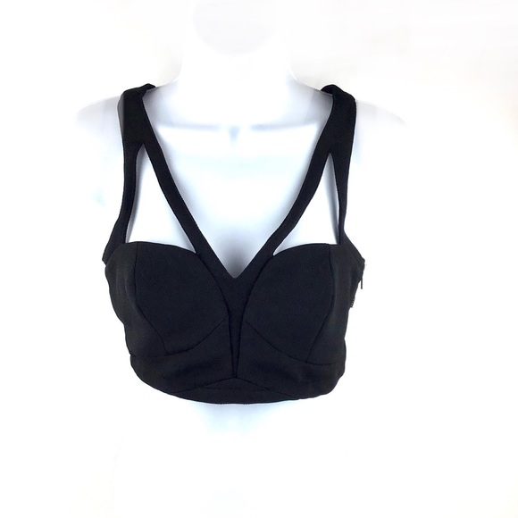 Charlotte Russe Tops - Charlotte Russe Caged Strappy Bra Crop Top XS